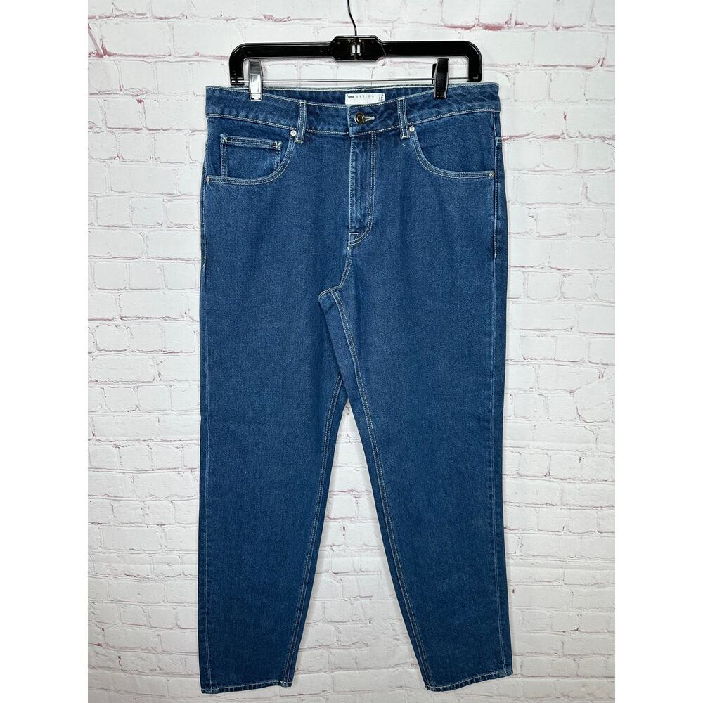 NEW ASOS Design Classic Rigid Jeans Mid Stone Wash Blue Mens W32 L34 Denim